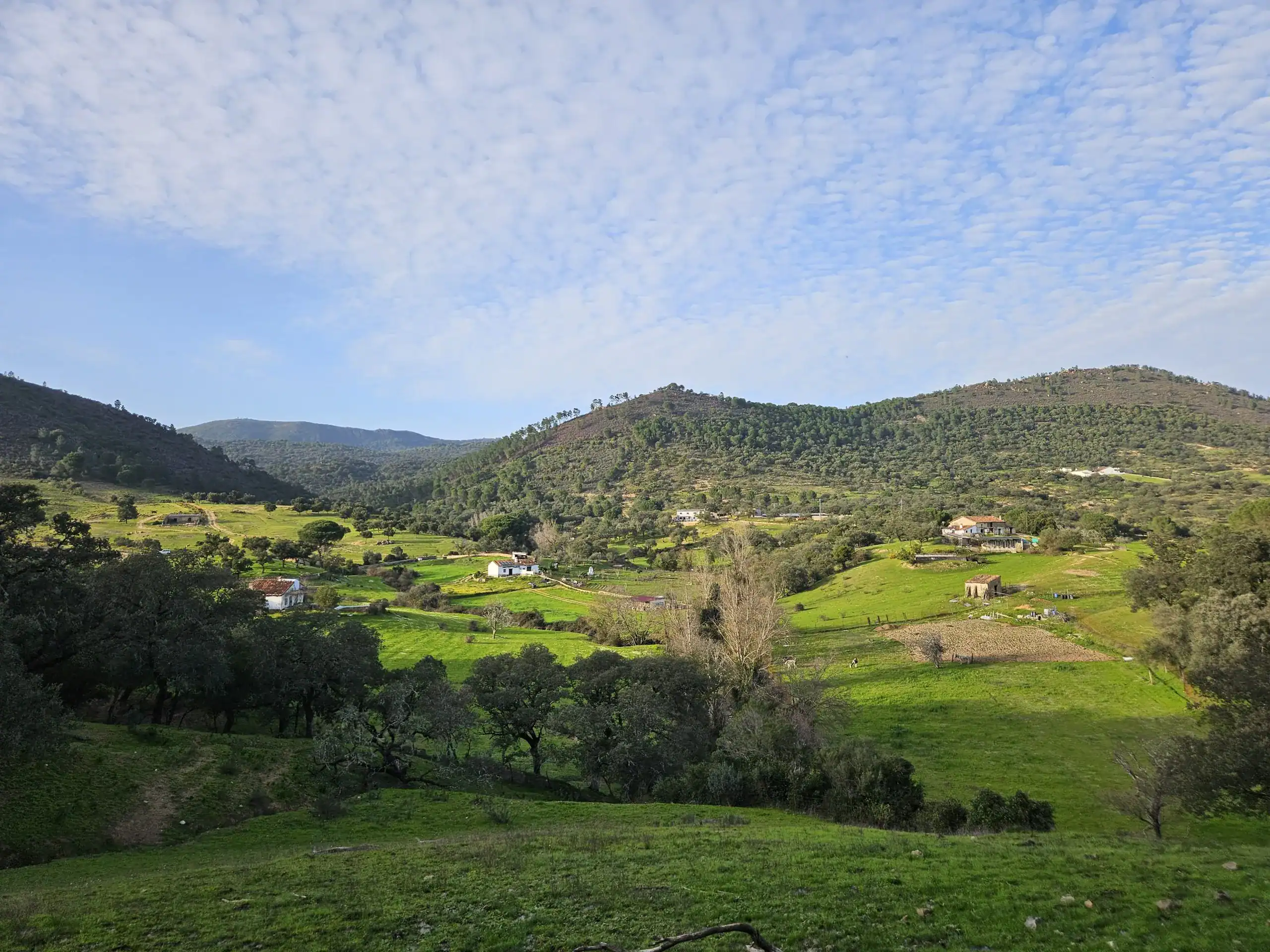 Mapa de la ruta Llegada a Molino Río Alájar.